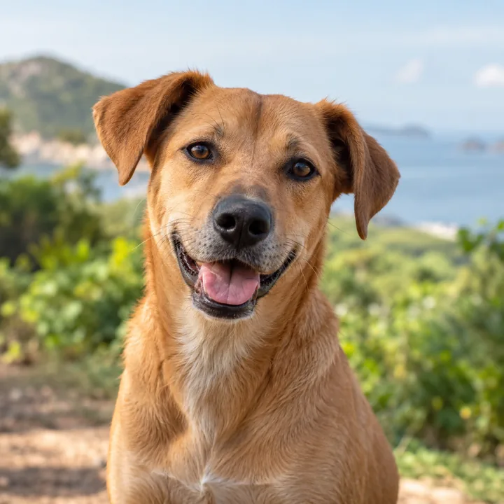 Foto gerada por IA do cão fictício Pingo